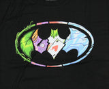 DC Comics Men's Batman Villain Mashup Bat Logo Big and Tall T-Shirt