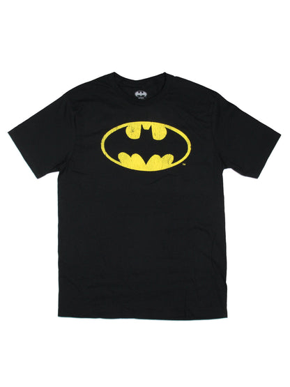 DC Comics Batman Shirt Men's Bat Symbol Short Sleeve Graphic Tee