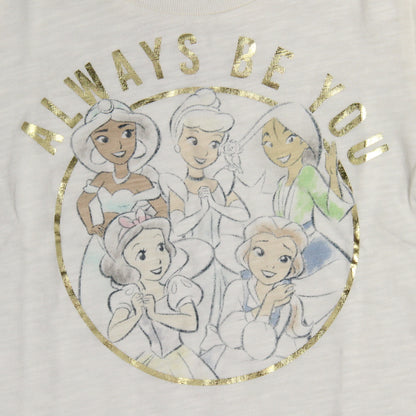 Disney Princess Toddler Girls' Always Be Yourself Sketch Design T-Shirt