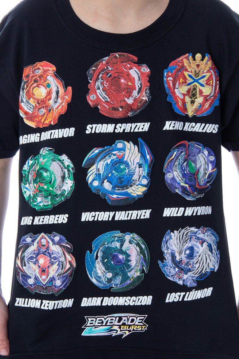 Beyblade Burst Boys' Spinner Tops T-Shirt
