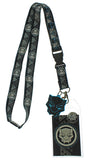 Marvel Black Panther Pattern Lanyard With Charm And ID Holder