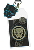 Marvel Black Panther Pattern Lanyard With Charm And ID Holder