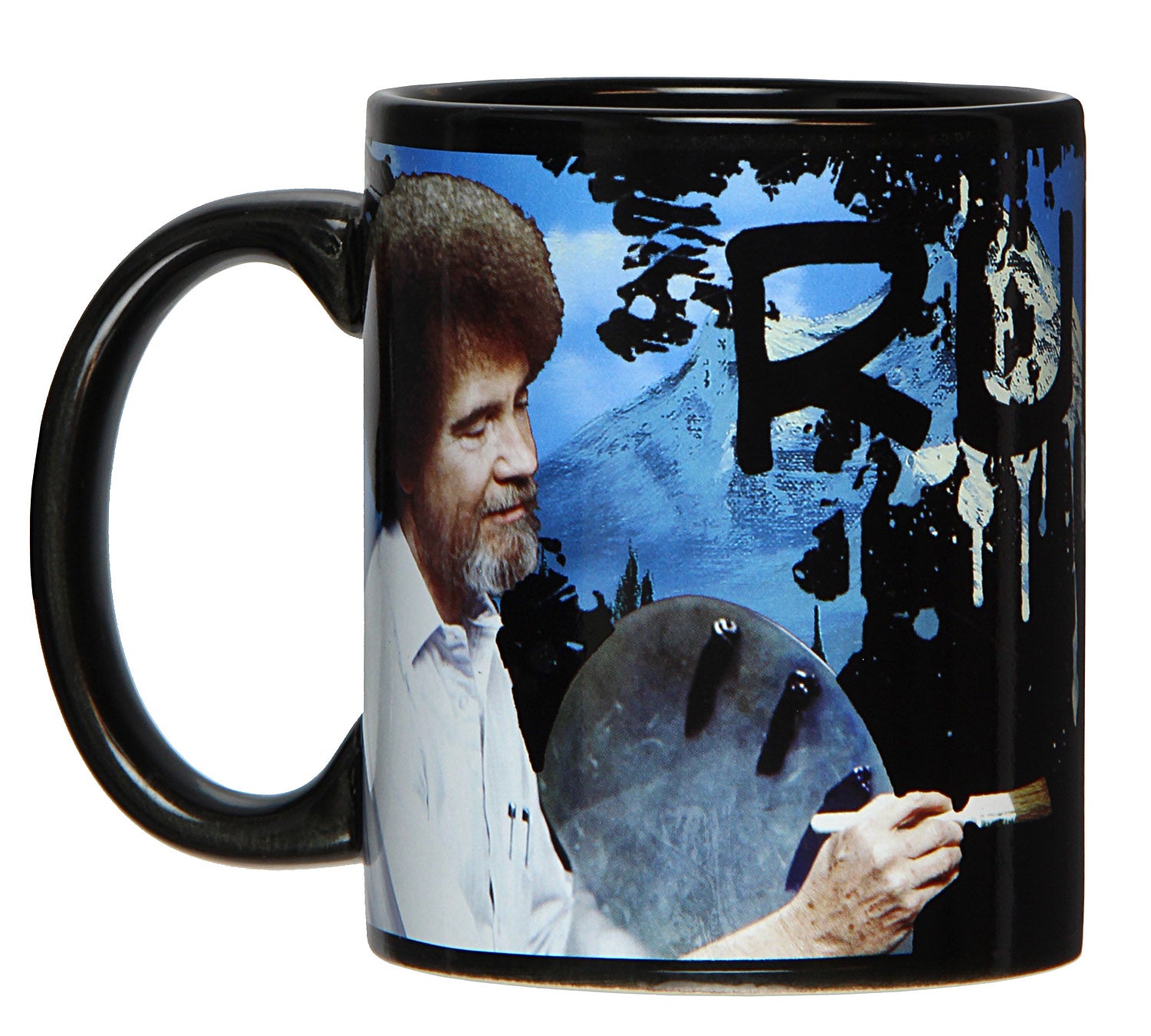 Bob Ross Mug Coffee Heat Changing Painting Ruined Saved