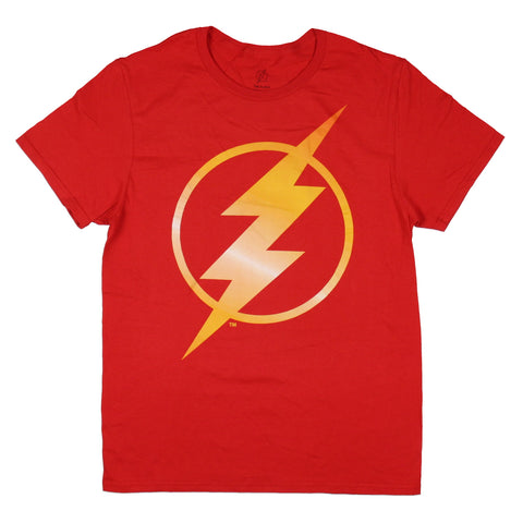 DC Comics The Flash Men's Fastest Man Alive Logo Design Adult T-Shirt