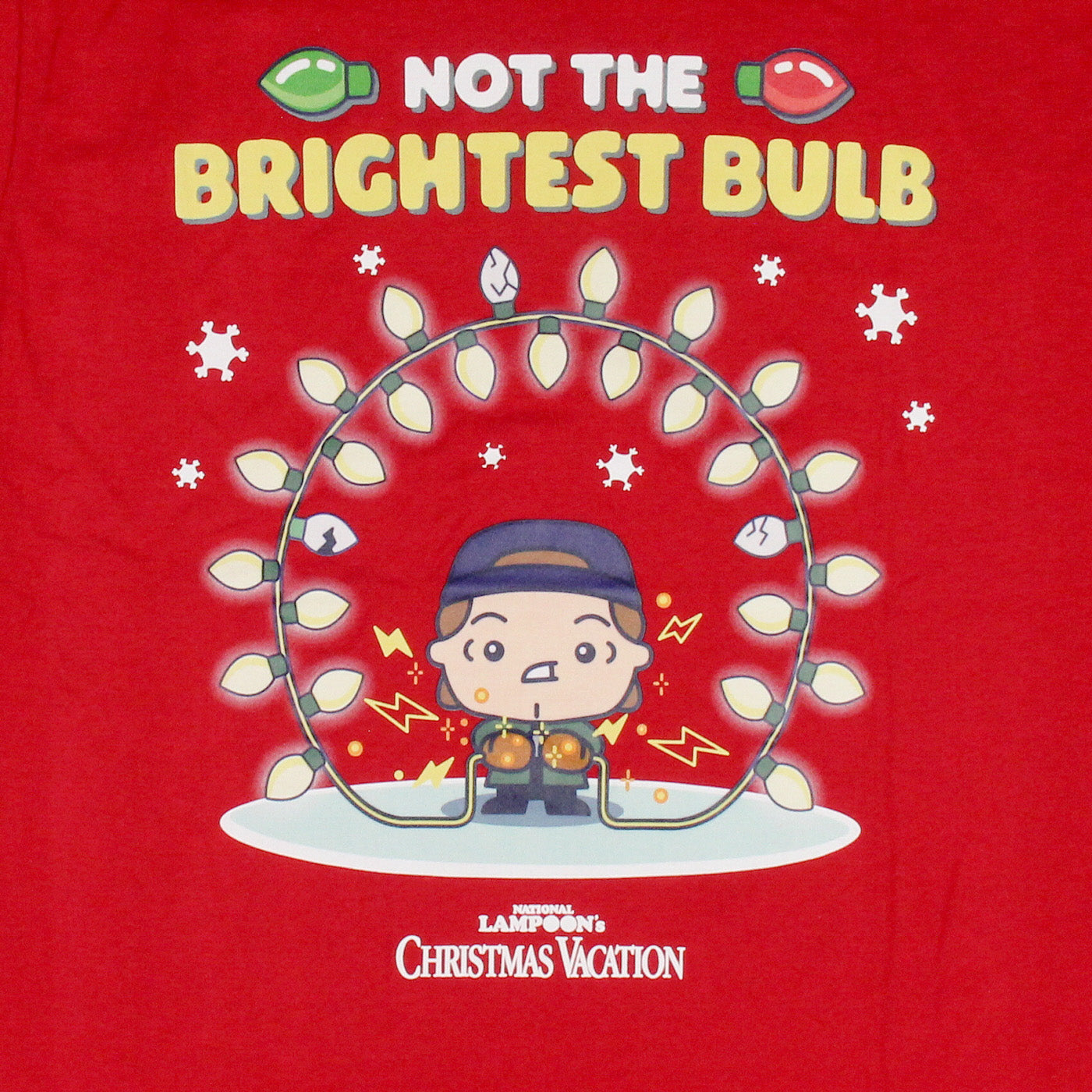 National Lampoon's Christmas Vacation Men's Not The Brightest Bulb T-Shirt Adult