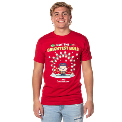 National Lampoon's Christmas Vacation Men's Not The Brightest Bulb T-Shirt Adult