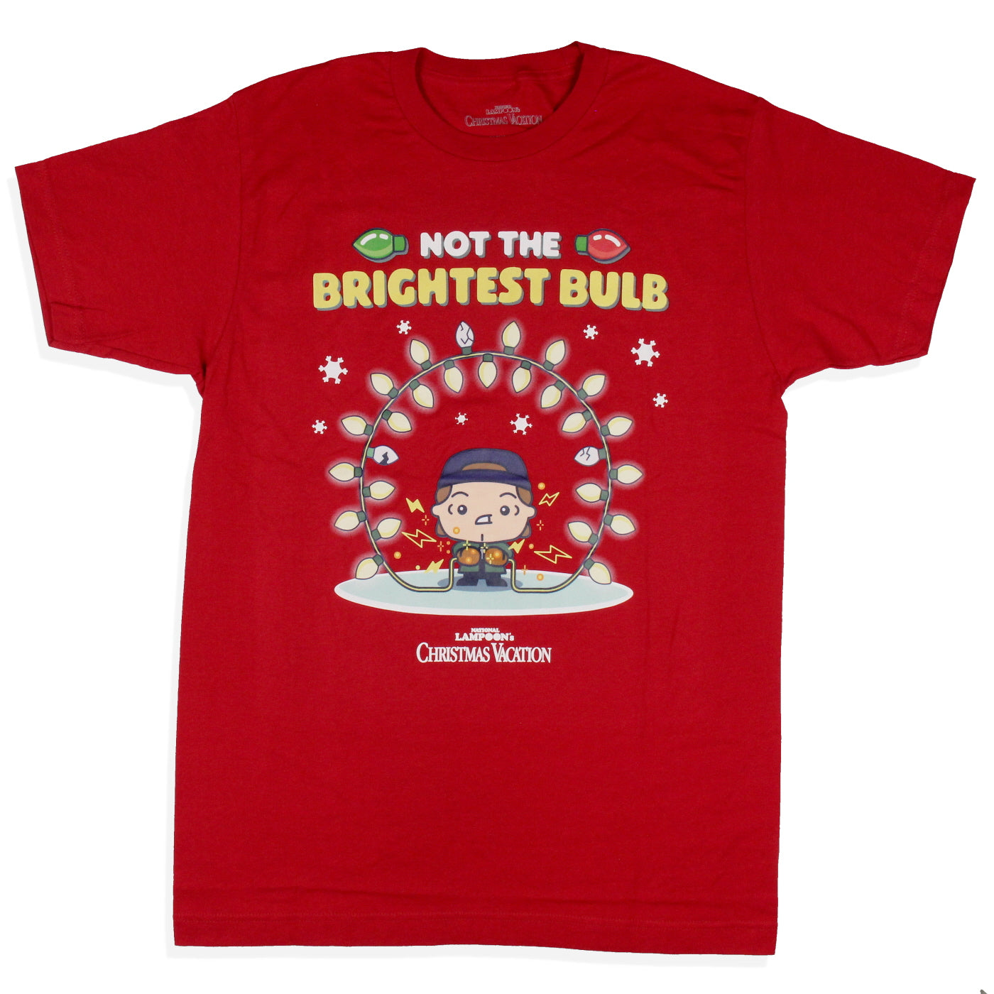 National Lampoon's Christmas Vacation Men's Not The Brightest Bulb T-Shirt Adult
