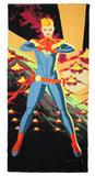 Marvel Comics Captain Marvel Power Pose Beach Towel 59" X 29"