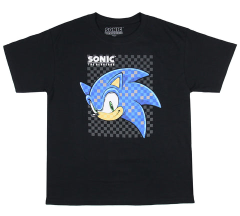 Sonic The Hedgehog Boys' Supersonic Speedster Checked Character T-Shirt