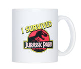 Jurassic Park I Survived Ceramic Coffee Mug 11 Oz. Beverage Cup
