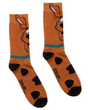 Scooby Doo Socks Men's Adult Crew Socks with Scooby Ears