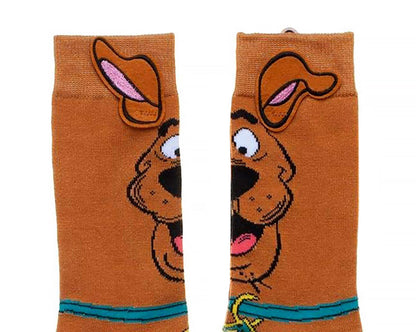 Scooby Doo Socks Men's Adult Crew Socks with Scooby Ears