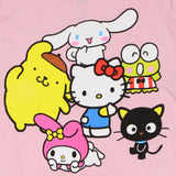 Hello Kitty and Friends Women's The Main Crew Cropped Oversized T-Shirt