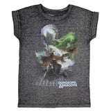 Dungeons And Dragons Junior's Dungeons And Dragons D&D Burnout T-Shirt