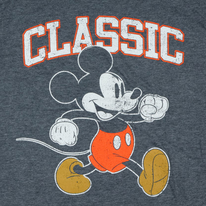 Disney T-Shirt Men's Classic Mickey Mouse Distressed Adult Shirt