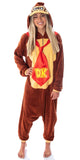 Donkey Kong Adult Microfleece Costume Kigurumi Union Suit Pajama Outfit