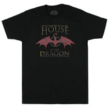 Game of Thrones Mens' House Of The Dragon Original Series Logo T-Shirt