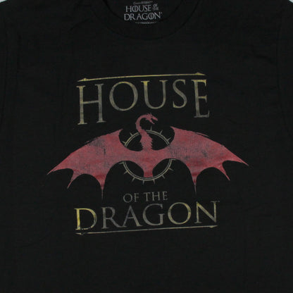 Game of Thrones Mens' House Of The Dragon Original Series Logo T-Shirt Adult