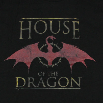 Game of Thrones Mens' House Of The Dragon Original Series Logo T-Shirt Adult