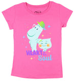 Disney Soul Big Girls Heart and Soul Short Sleeve T-Shirt