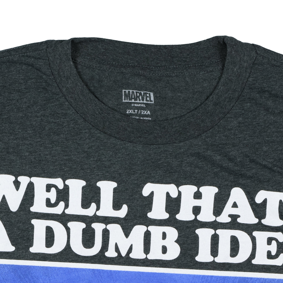Marvel Deadpool T-Shirt Dumb Idea I'm On It Short Sleeve Tee