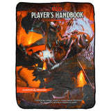 Dungeons And Dragons D&D Player's Handbook Fifth Edition Plush Throw Blanket