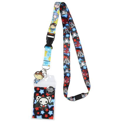 Neon Genesis Evangelion Anime ID Badge Holder Lanyard w/ Rubber Pendant