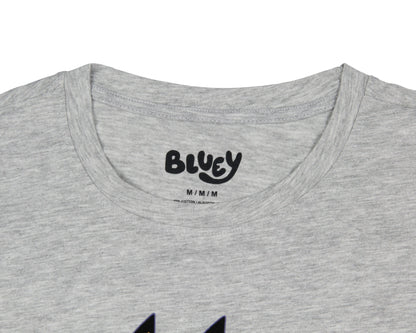 Bluey Women's Family Photo Character Design Short Sleeve T-Shirt