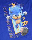 Sonic The Hedgehog Boys' Sonic Running Gotta Go Faster Youth T-Shirt