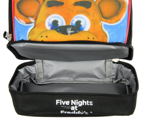 Five Nights at Freddy's Dual Compartment Soft Insulated Lunch Box