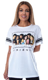 Friends TV Show Merchandise Mens Milkshakes Varsity Football T-Shirt