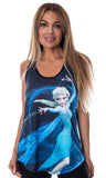 Disney Juniors Frozen Elsa Tank Top Sleeveless Muscle Shirt