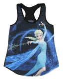 Disney Juniors Frozen Elsa Tank Top Sleeveless Muscle Shirt