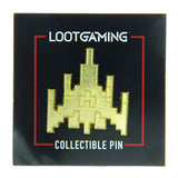 Loot Crate Gaming Galaga Spaceship Classic Arcade Video Game Collectible Pin