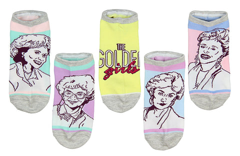 The Golden Girls 5 Pair Character Ankle Socks