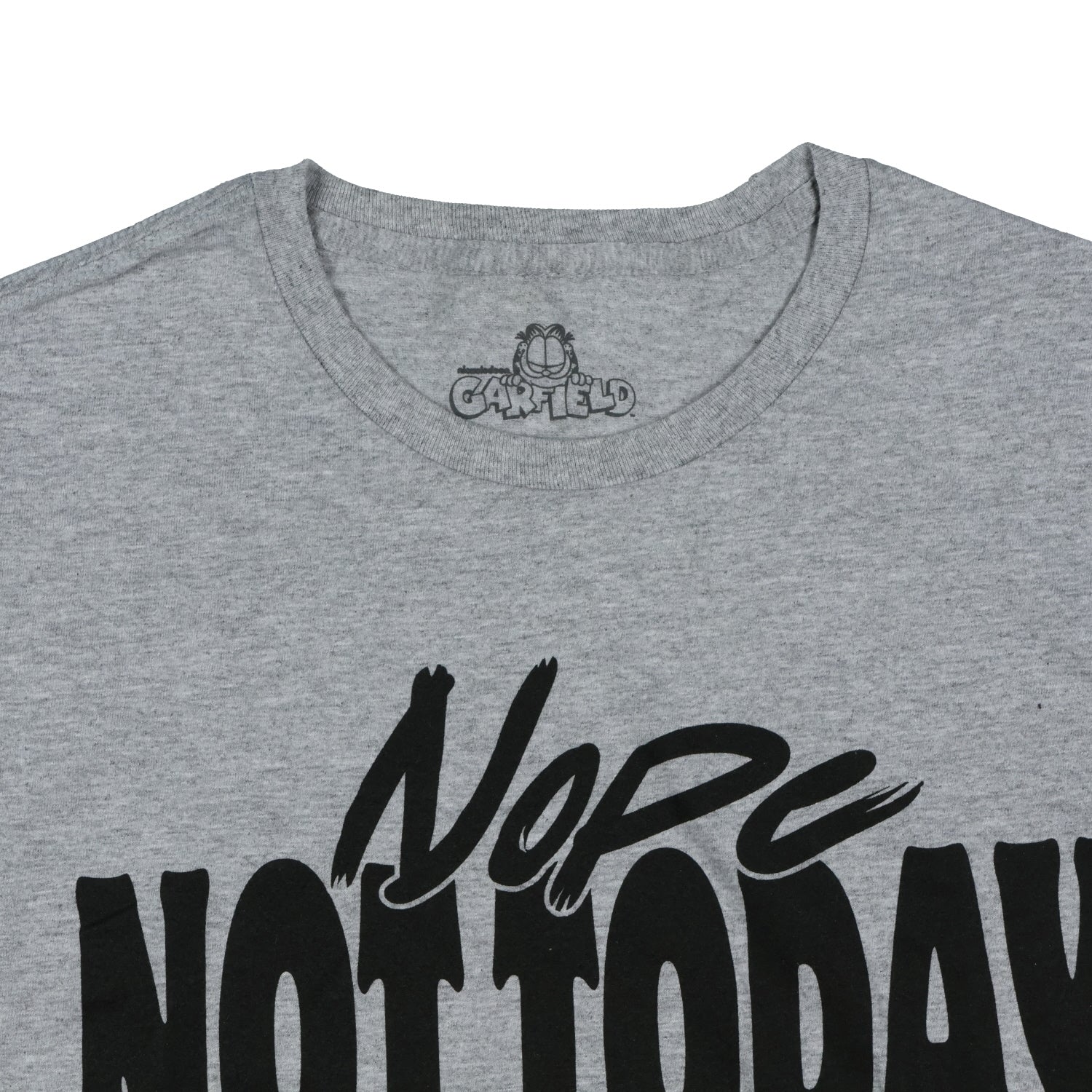 Garfield T-Shirt Men's Nope Not Today Graphic Print Short Sleeve Tee