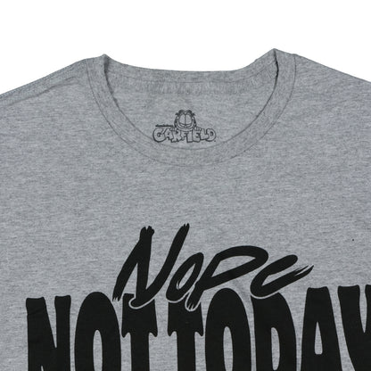 Garfield T-Shirt Men's Nope Not Today Graphic Print Short Sleeve Tee