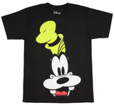 Disney Goofy Shirt Men's Big Face Graphic  T-Shirt (SM) Adult