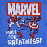 Marvel Toddler Boys' Made For Greatness Superhero Collectible T-Shirt