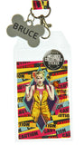 Birds Of Prey Harley Quinn ID Lanyard Badge Holder With Collectible Sticker