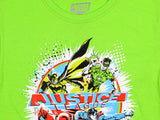 DC Comics Boys' Justice League All-Star Ensemble Heroes In Action T-Shirt