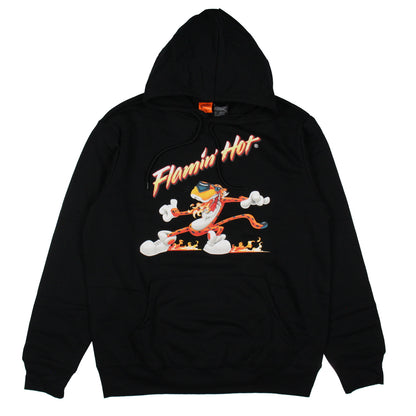 Cheetos Men's Chester Cheetah Flamin' Hot Graphic Print Pullover Hoodie
