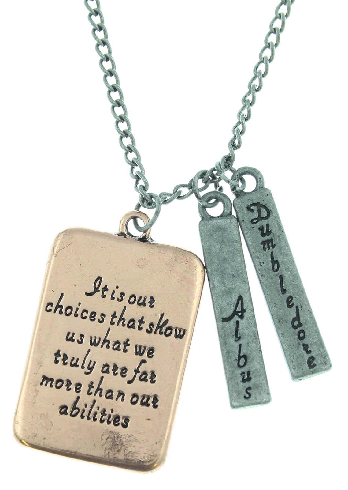 Harry Potter Albus Dumbledore Quote Necklace - Seven Times Six