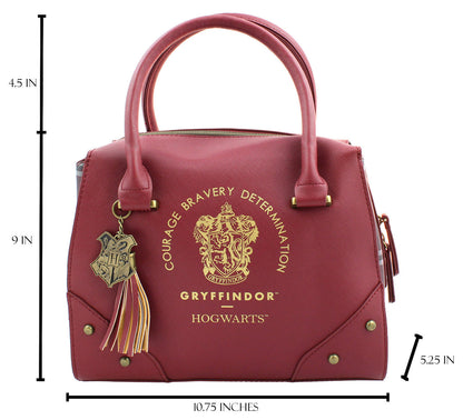 Harry Potter Purse Designer Handbag Hogwarts Houses Womens Top Handle Shoulder