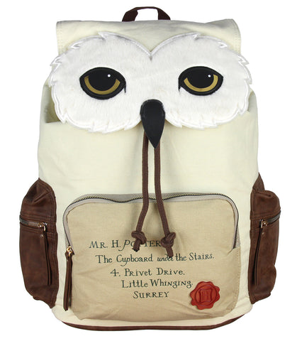 Harry Potter Backpack Hedwig Owl Hogwarts Letter Rucksack Bag w/ Laptop Sleeve