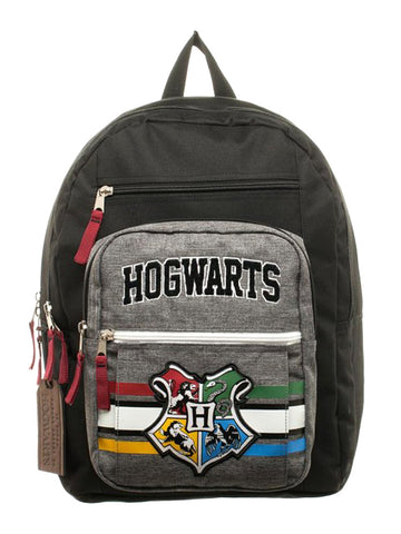 Harry Potter Backpack Hogwarts House Crest Collegiate School Bag NEW