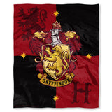 Harry Potter House Crests Silk Touch Throw 50" x 60"- Choose From All 4 Houses
