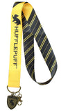 Harry Potter Lanyard With 2" Embossed Metal House Charm - Ravenclaw, Hufflepuff, Gryffindor, Slytherin