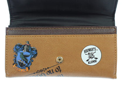 Harry Potter Hogwarts School Trunk Inspired Snap Closure Trifold Wallet
