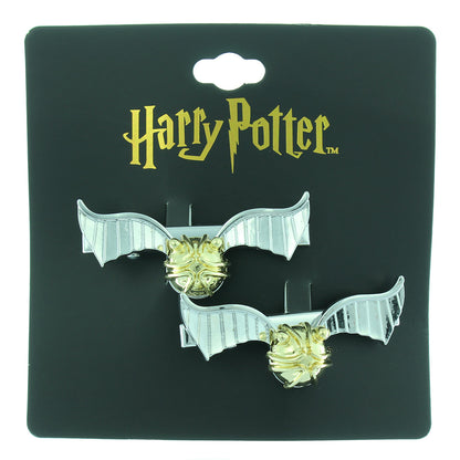 Harry Potter Quidditch Golden Snitch Hair Clips Accessories - Seven Times Six